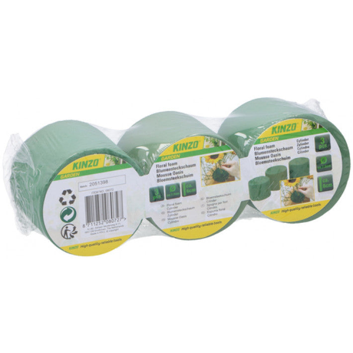 Kinzo - Blosterskum 3stk runde 7,5x6cm