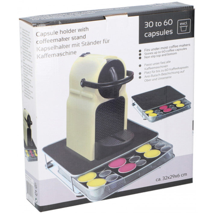 Articasa - Kaffekasellåda Med Bord För Kaffemaskin