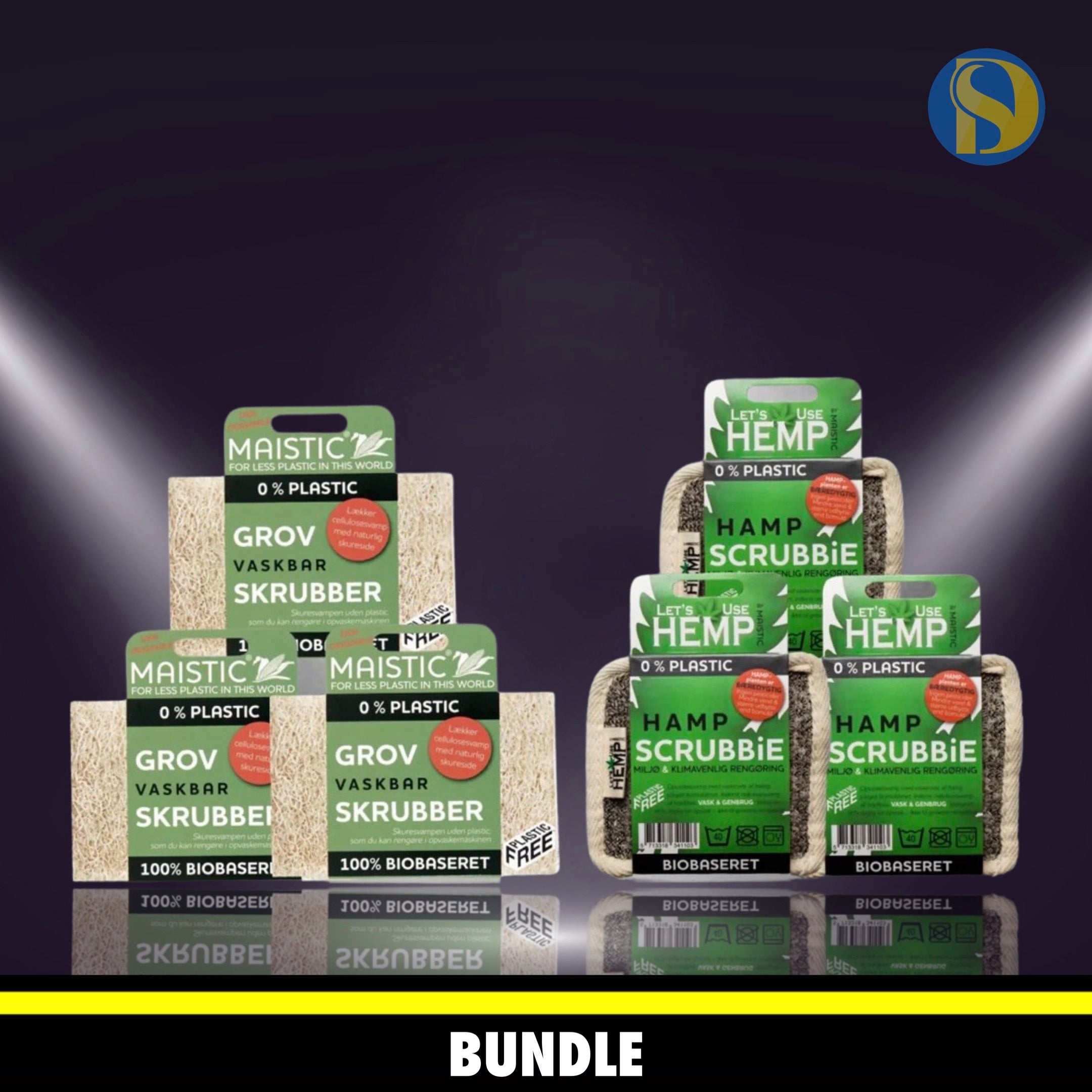 Maisic & Hampa - Samling Av Miljövänliga Svampar 6 Delar