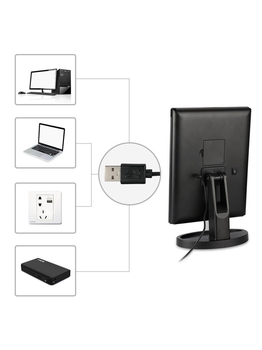 Ds - Sminkspegel Multifunktionell Sminklampa