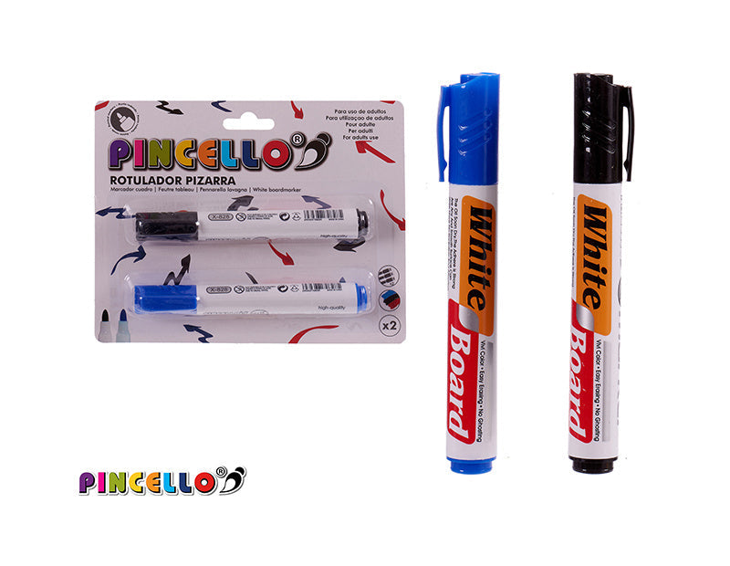 Set 2 markers 2 colors mix 3 col