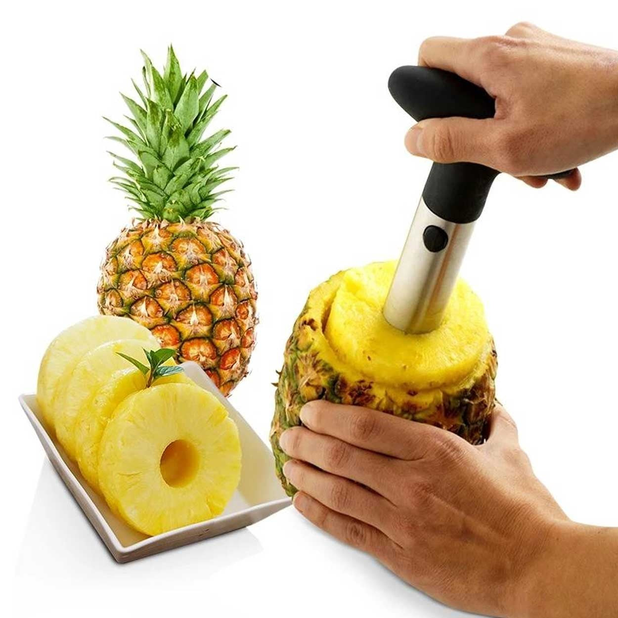 innovativ ananasskivsnurra!