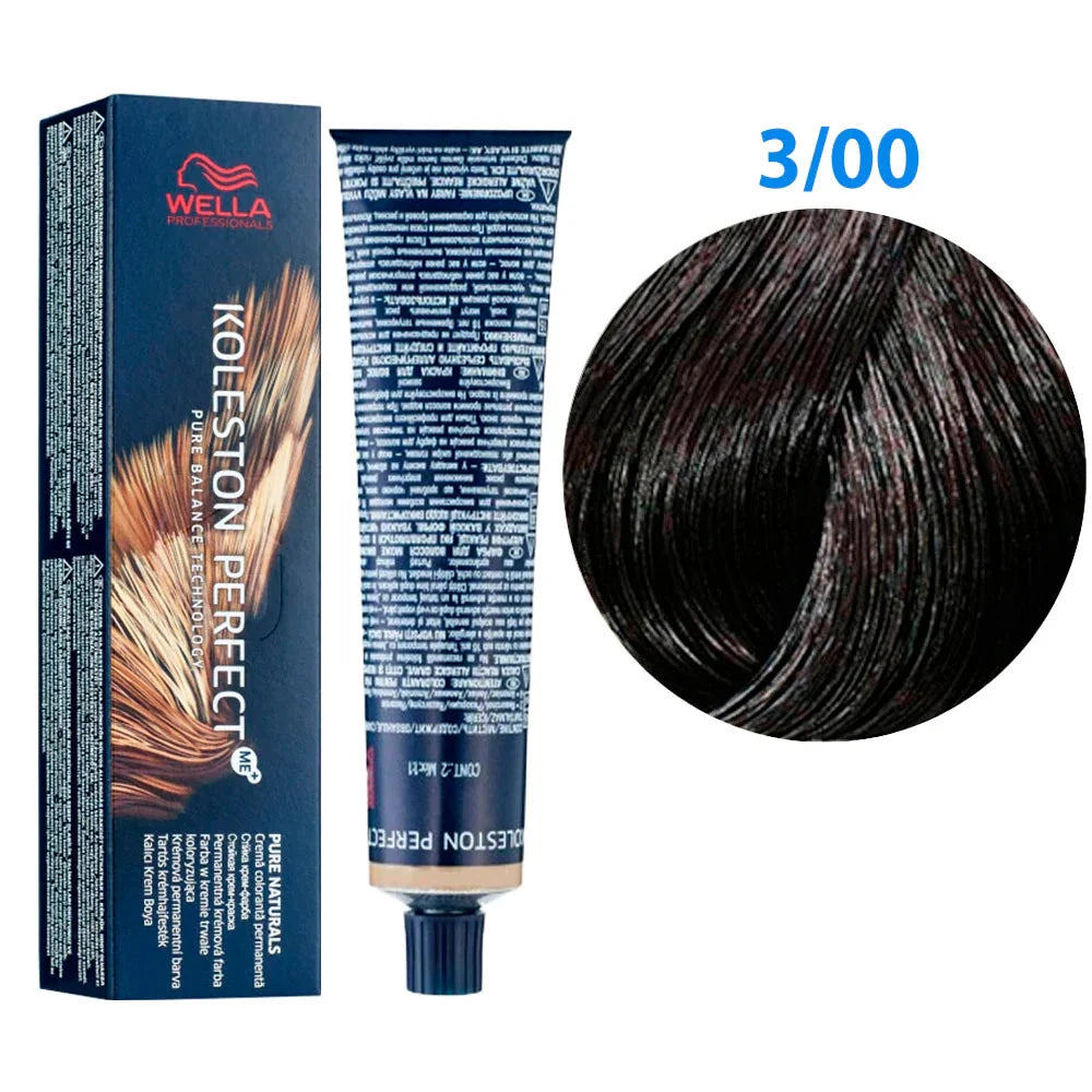 Wella Koleston Perfect 3/00 – Permanent Hårfarve Mørkebrun Natural Intense