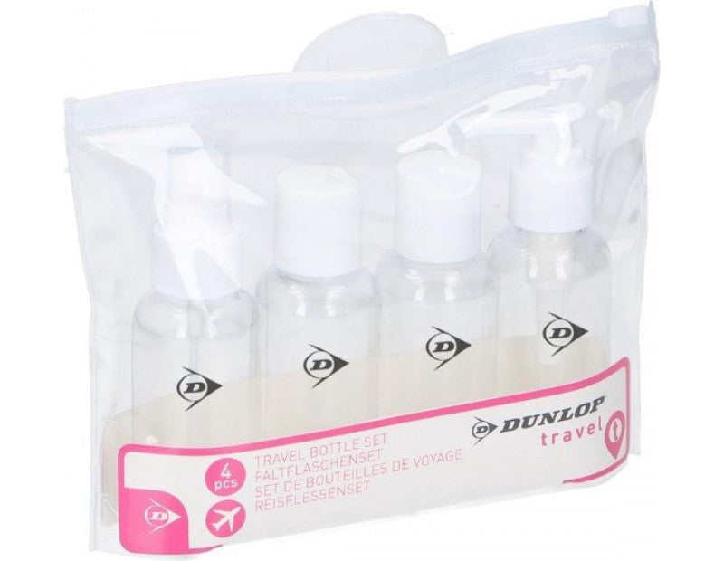 DUNLOP TRAVEL BOTTLE SET 4PCS 2X85ML - 1X80ML-1X87ML
