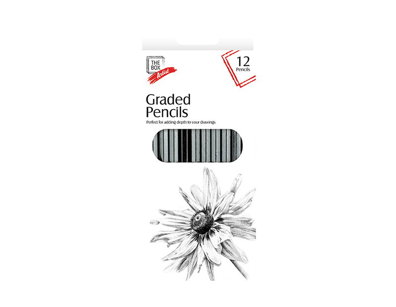 Graded Pencil Set - 12 Pack - Dollarstore.dk