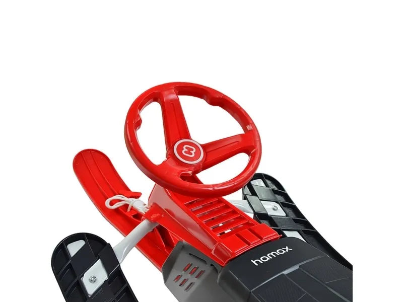 Kælk med rat 125 cm Rød