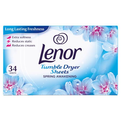 Lenor - Torktumlare Aroma Servetter 34St - Spring Awakening
