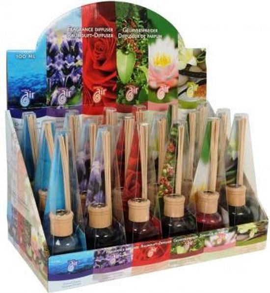 Active Air Doftsticks I Glas - 100Ml (Flera Varianter)