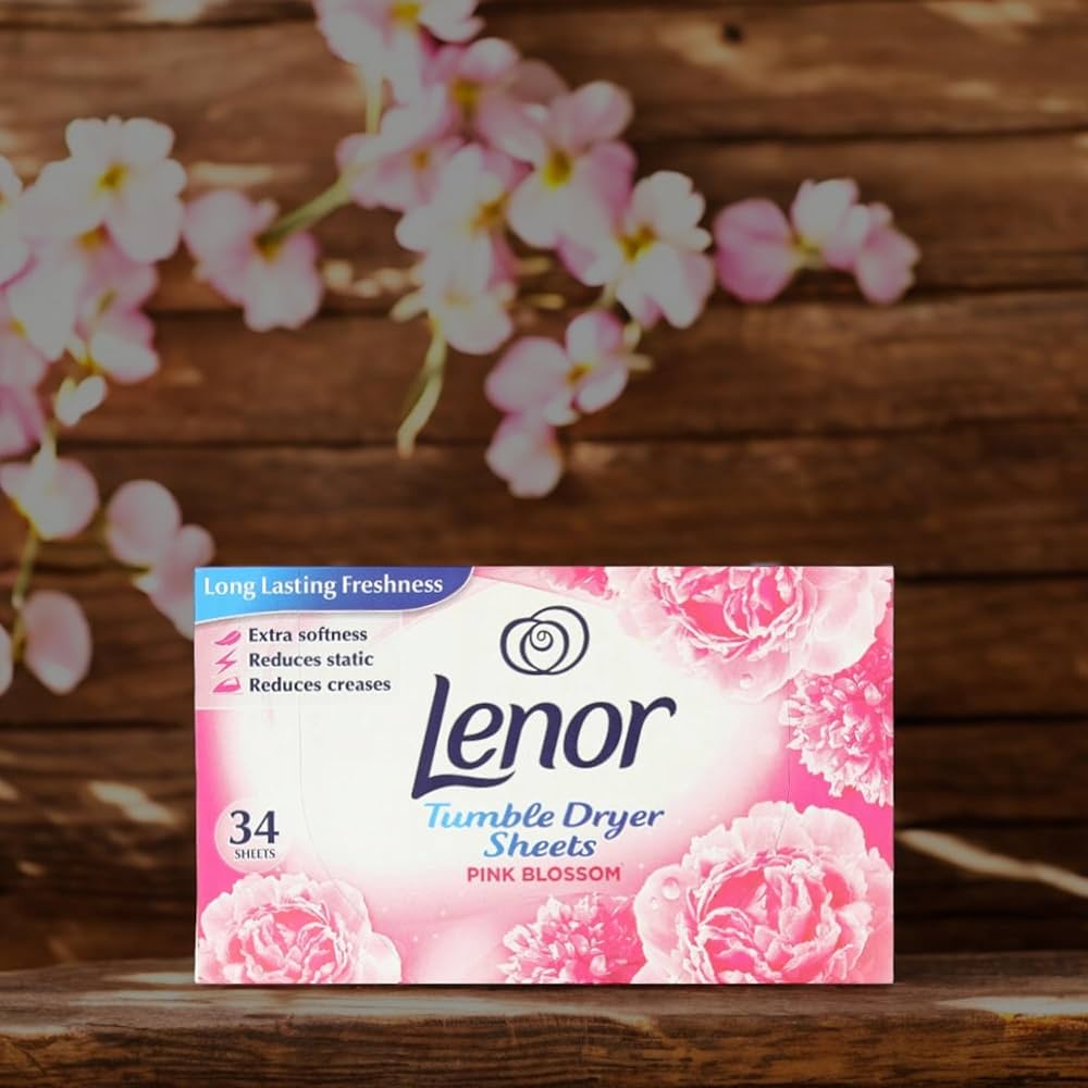 Lenor - Torktumlare Med Arom Gnistrande Blom & Gul Vallmo 34 Servetter