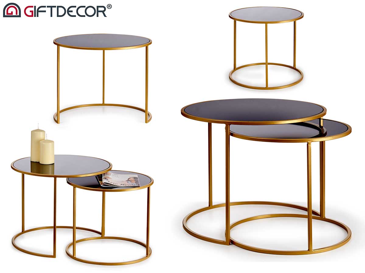Stor: 60 x 48 cm + Lille: 50 x 43 cm - Emballage: Etiket + Boblepose + Kork. Mester: Brun æske - Materiale: Metal & glas