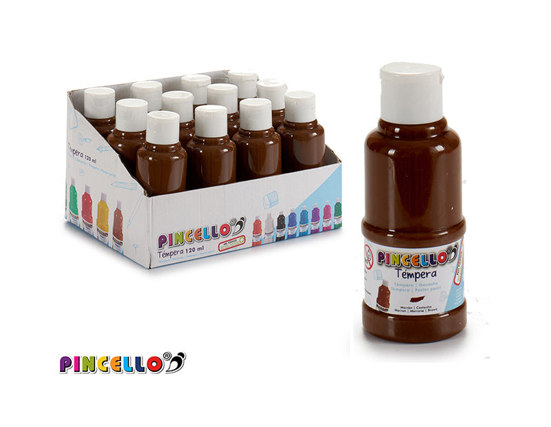 Poster paint pot 120 ml brown