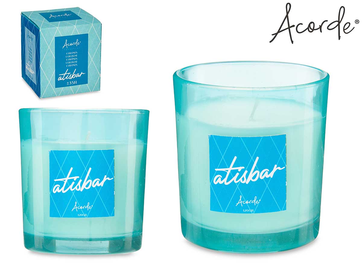 Acorde - 35 Timmar 120Gr Doftljus I Glas I Presentförpackning Köln