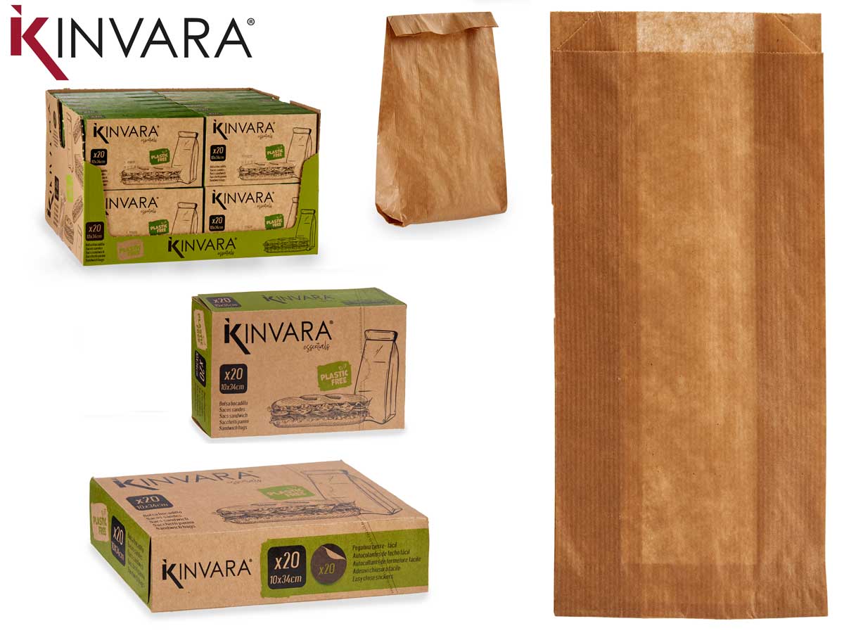 Kinvara - sandwich poser 20stk 34x12cm