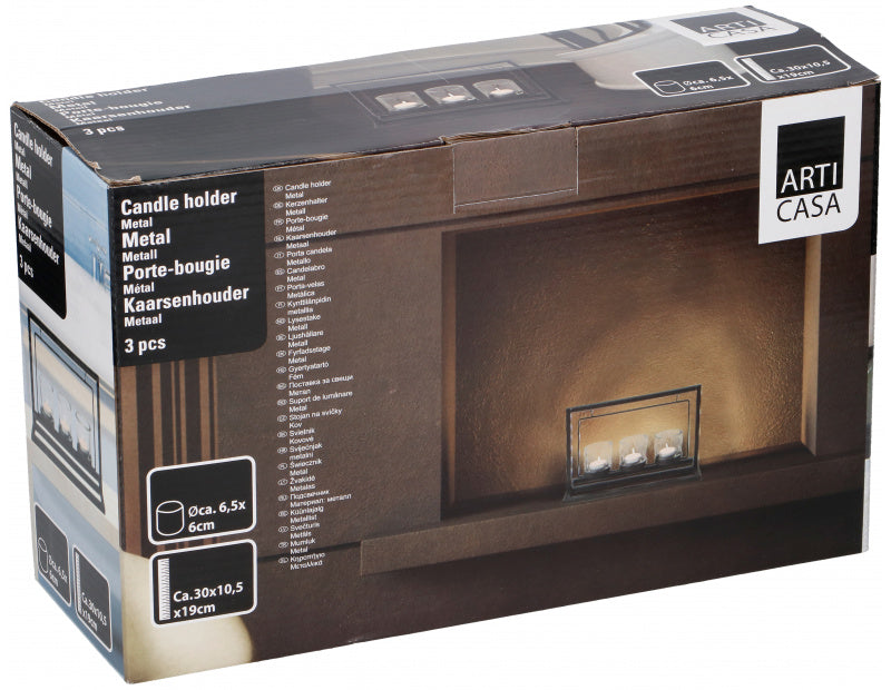 Candle holder 30x105x19cm MT
