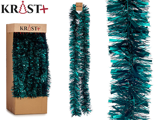 Krist - Garland 200X9Cm - Metallic Blå Färg