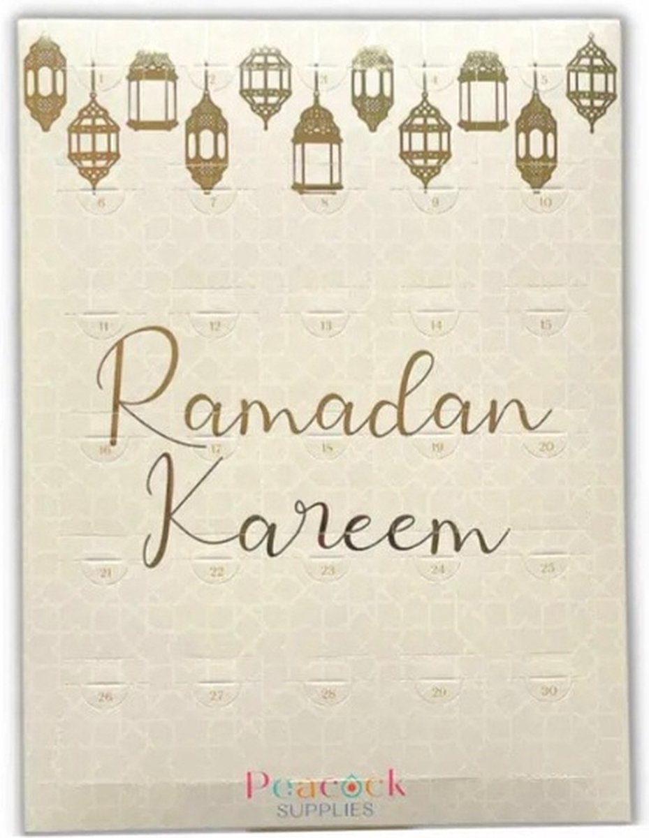 (TILBUD SLUTTER SNART) Ramadan Chokolade Aftællingskalender – Ramadan Kareem