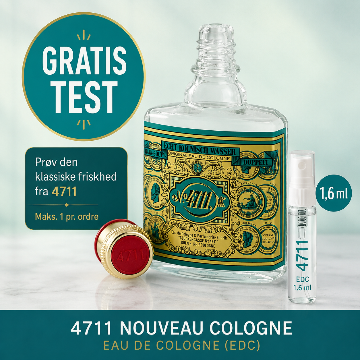 Gratis Prøve – 4711 Nouveau Cologne Eau de Cologne (EDC) 1,6 ml