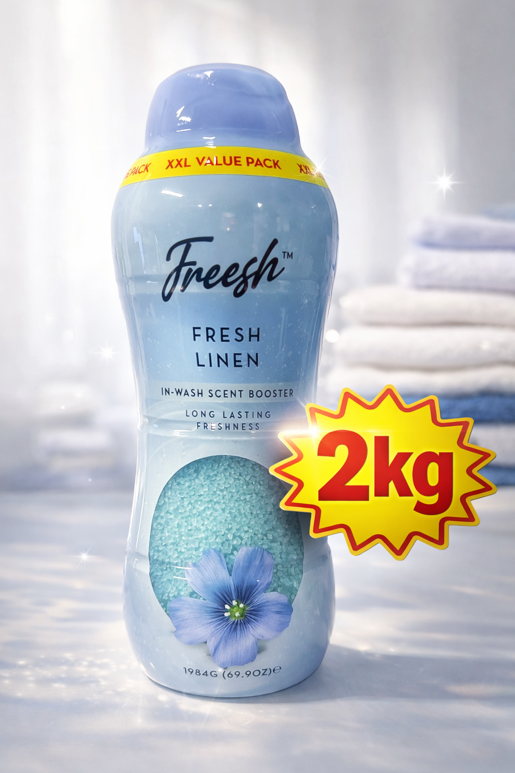 Freesh skyllemiddel Krystaller 1984g - Fresh Linen