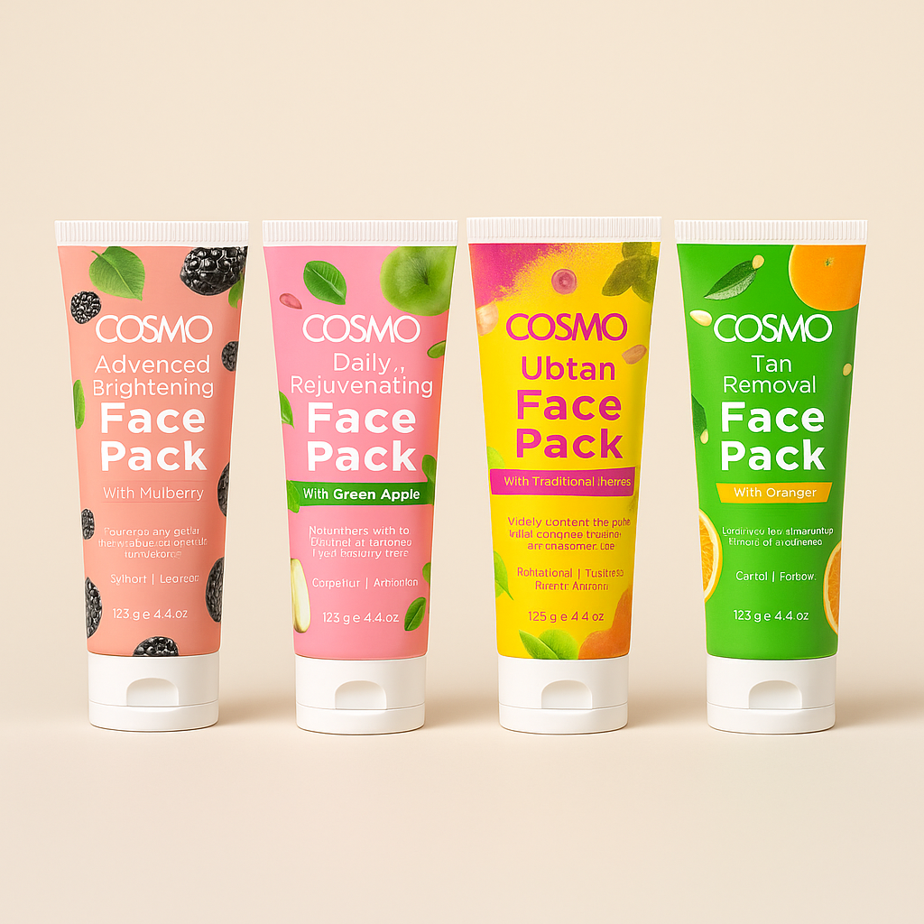 COSMO Face Pack Fugtgivende & Opfriskende creme - Ansigtsmaske – 125 g