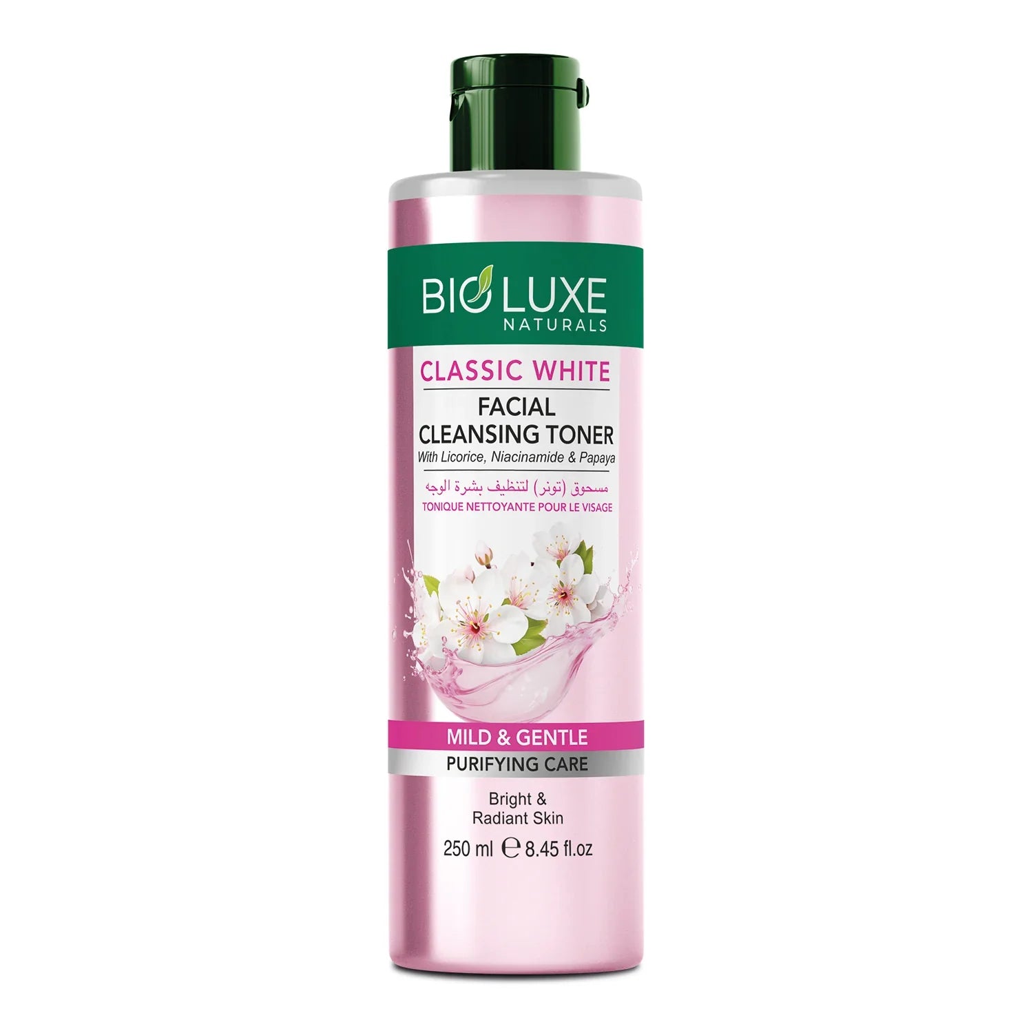 BioLuxe Ansigts renser Toner (250ml) – Mild & Skånsom Rensepleje