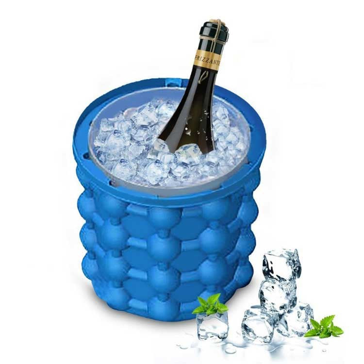 Isbitsbricka Silikon Med Lock - Ice Cube Maker Genie