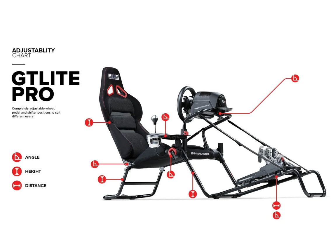 Next Level Racing - GT-Lite Pro Foldable Cockpit
