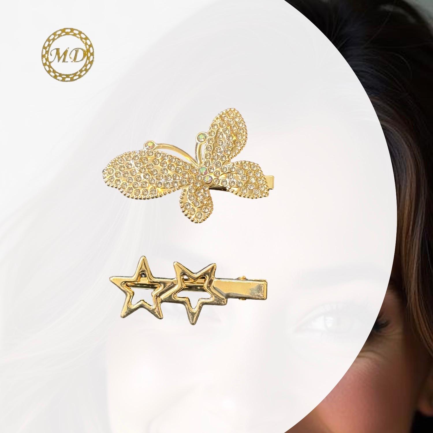 Elegante hårpynt med spænder/ el. Nåle