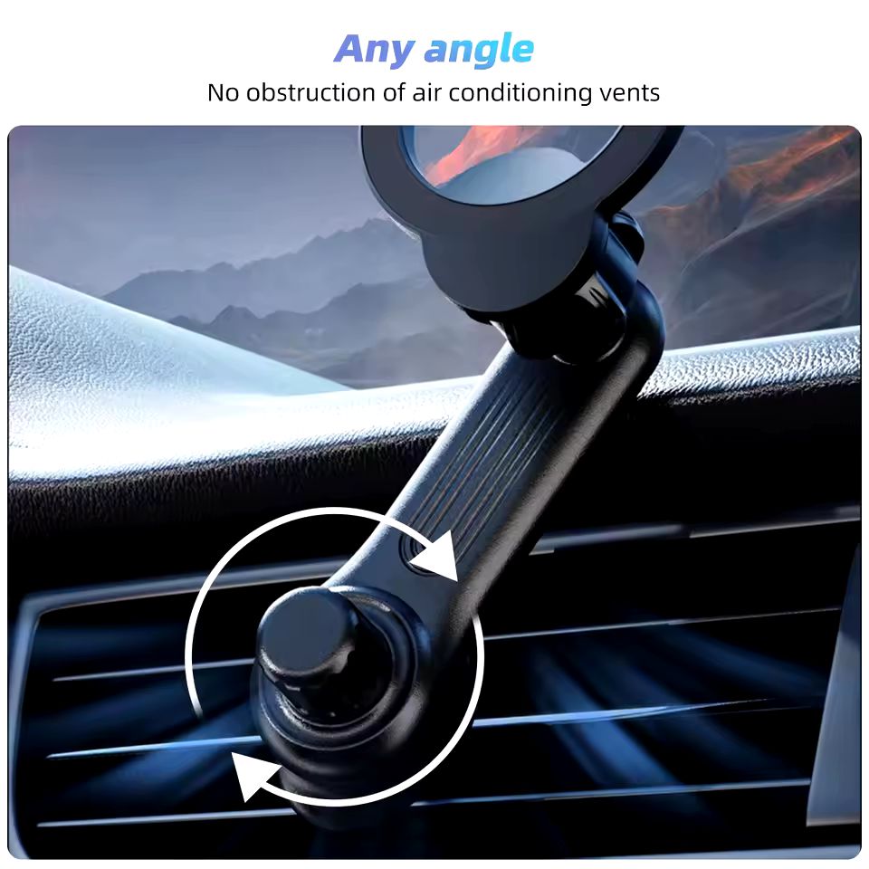 360° Luftudtags Mobilholder – Minimalistisk, Stabil & Magnetisk Inspireret Design