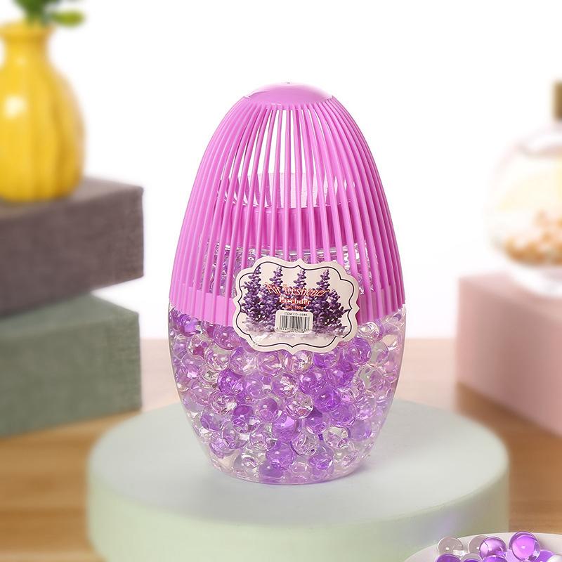 Luftfrisker (Lavender) vandperler i Dekorativ Beholder 15x9cm 