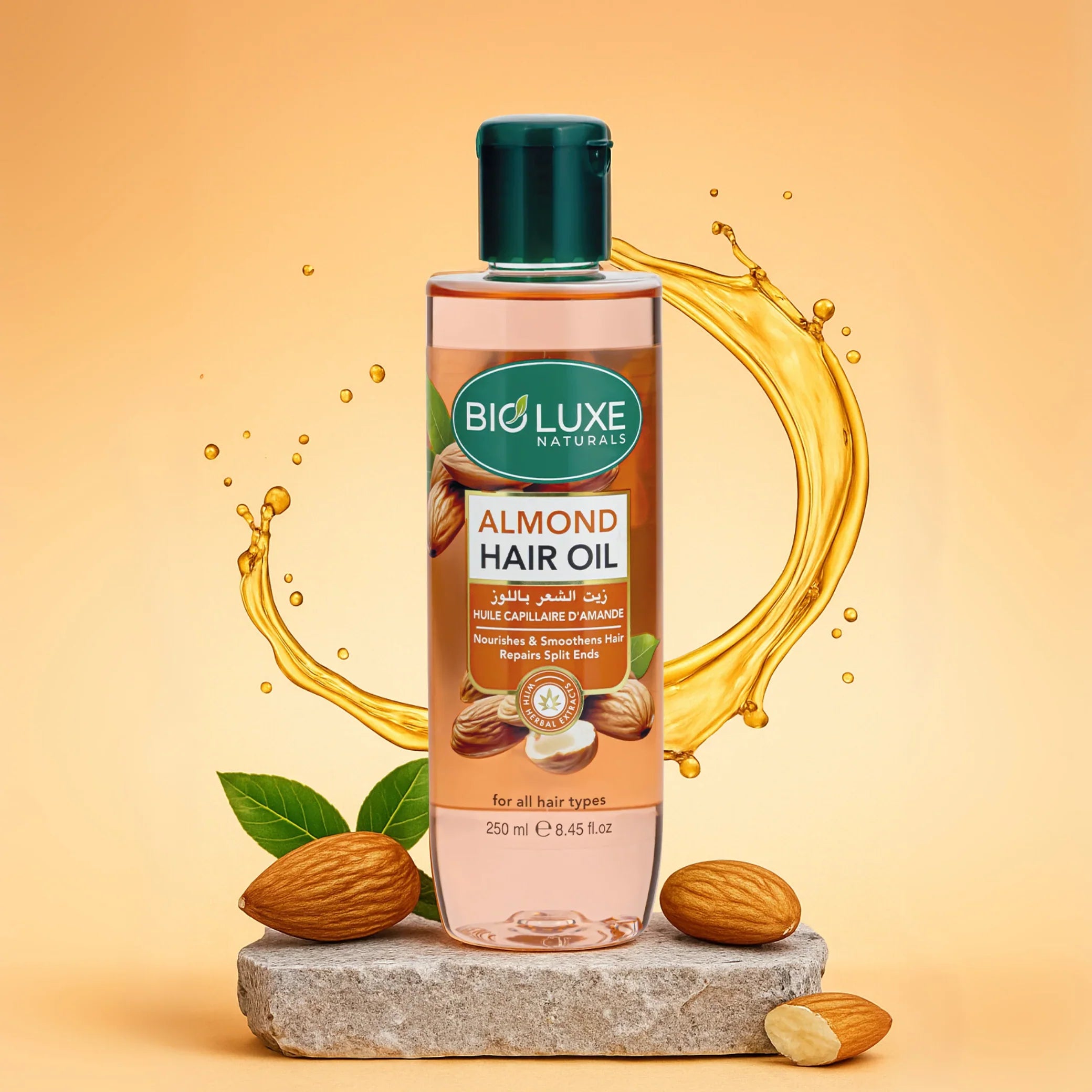 BioLuxe Hårolie Mandel 250ml