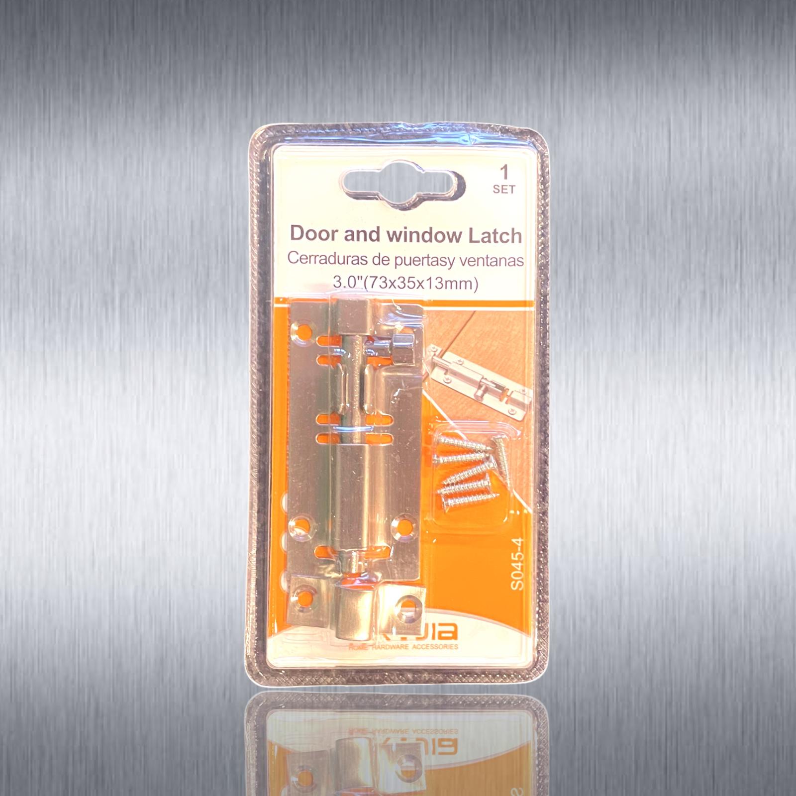 Dörr- och fönsterlås med skruvar 73x35x13 mm