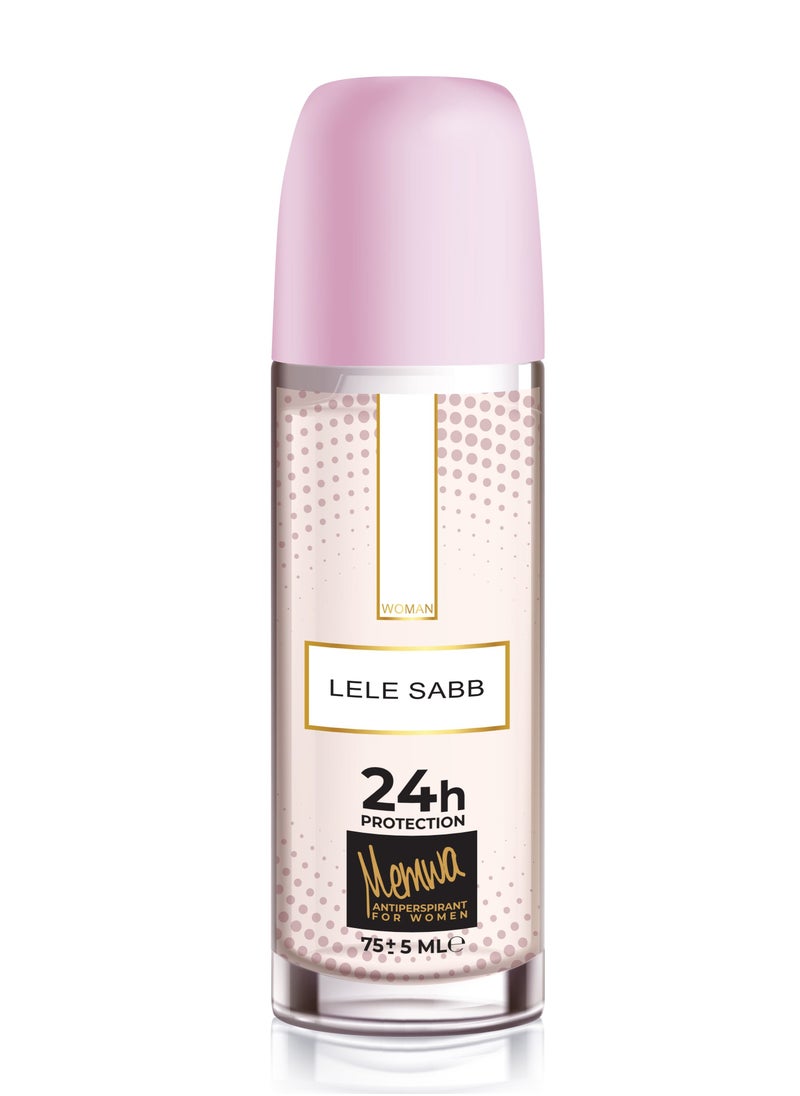 Memwa Deodorant 80ml (Lele Sabb) 24timer "Roll on"