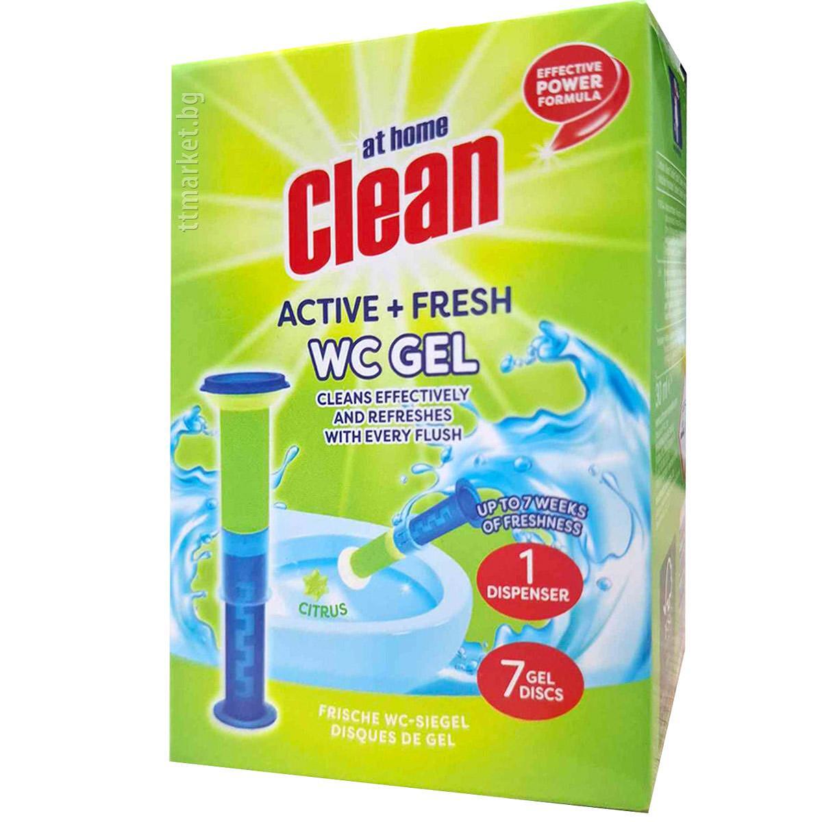 Active+fresh WC gel patroner (7 patroner + 1 dispenser). Citrus