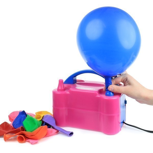 Bärbar Dubbelmunstycke 600W 110V Elektrisk Ballongpump