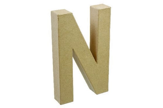 Papbogstav N H20cm B11,5cm ⎮ 5700130201487 ⎮ VE_020148