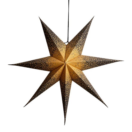 Papirstjerne, Dia. 60cm Sort /Guld ⎮ 5713582832239 ⎮ DG_005346
