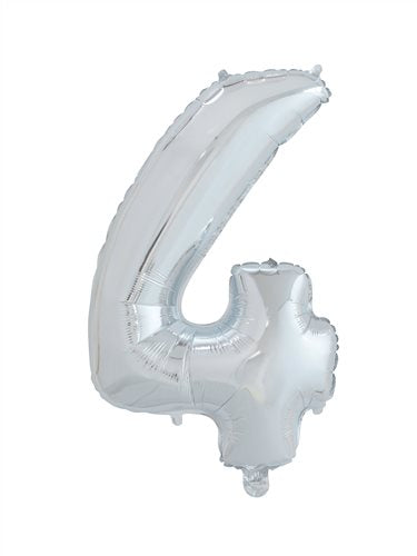 Ballon Nummer "4" 65 cm ⎮ 5703535014164 ⎮ HC_000256