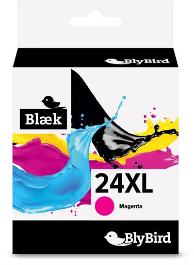 Epson 24XL C13T24334010 Magenta Blæ¦kpatron, 740 sider Kompatibel ⎮ 5712177001685 ⎮ RZ_004311