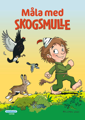 Målarbok Måla med Skogsmulle