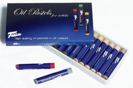 Oliepasteller 12stk beige toner ⎮ 5700137944516 ⎮ VE_794451