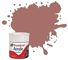 Akrylfärgskena Färger Rost