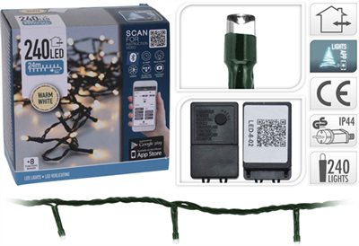 Lyskæde Uden- og Indendørs 240 LED
