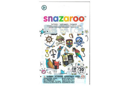 Tatovering pirat 20stk. ass. ⎮ 766416083135 ⎮ VE_791050