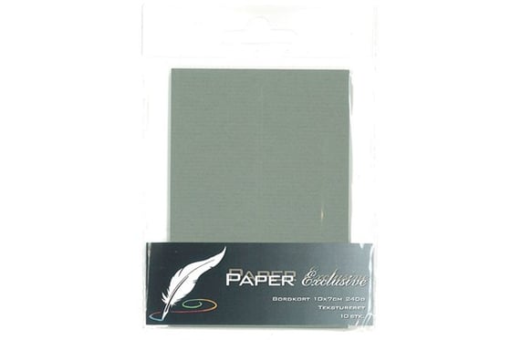 Bordkort 10x7cm mørkegrå tekstureret 10stk. ⎮ 5700130139872 ⎮ VE_013987