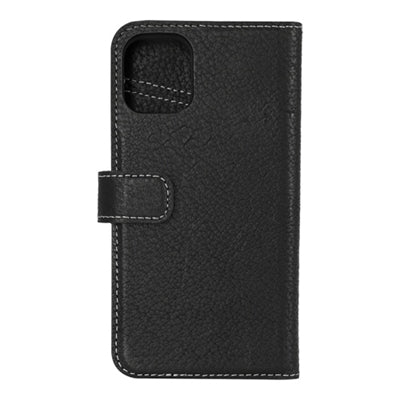 Essentials, iPhone 12 mini, Leather wallet, detachable, Black ⎮ 5706470111264 ⎮ AU_387143