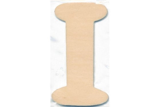 Træbogstav I 10cm x 4mm ⎮ 5700137542095 ⎮ VE_754209