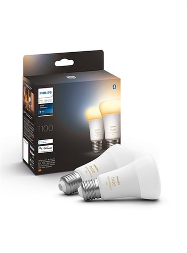 Philips Hue White ambiance E27 dobbeltpakke 2 stk