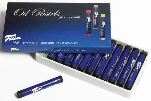 Oliepasteller 12 stk sort 01 ⎮ 5700137947012 ⎮ VE_794701