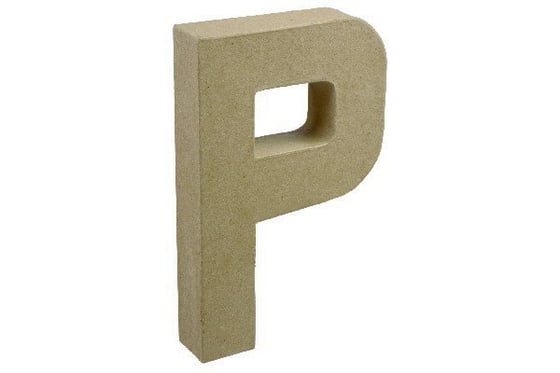 Papbogstav P H20cm B11,5cm ⎮ 5700130201500 ⎮ VE_020150