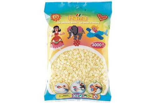 Hama Midi Perler 3000stk Creme